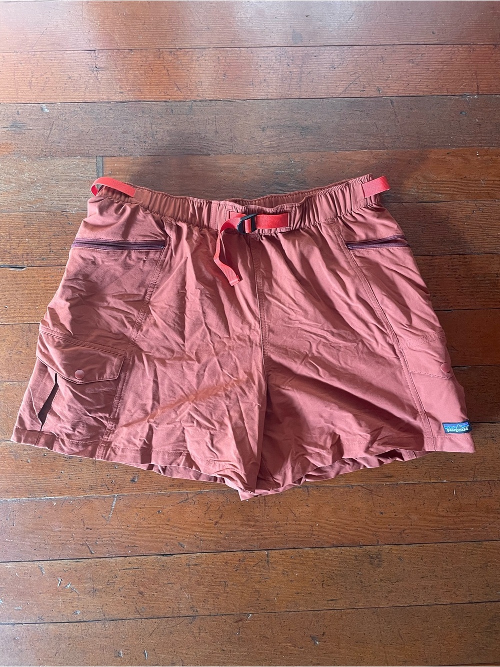 Red Patagonia Cargo Shorts Lrg